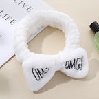 New cartoon hair band, special for face washing, Internet celebrity female tide mask, wide-sided simple hair band, pressure headband, headband.