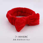 New cartoon hair band, special for face washing, Internet celebrity female tide mask, wide-sided simple hair band, pressure headband, headband.