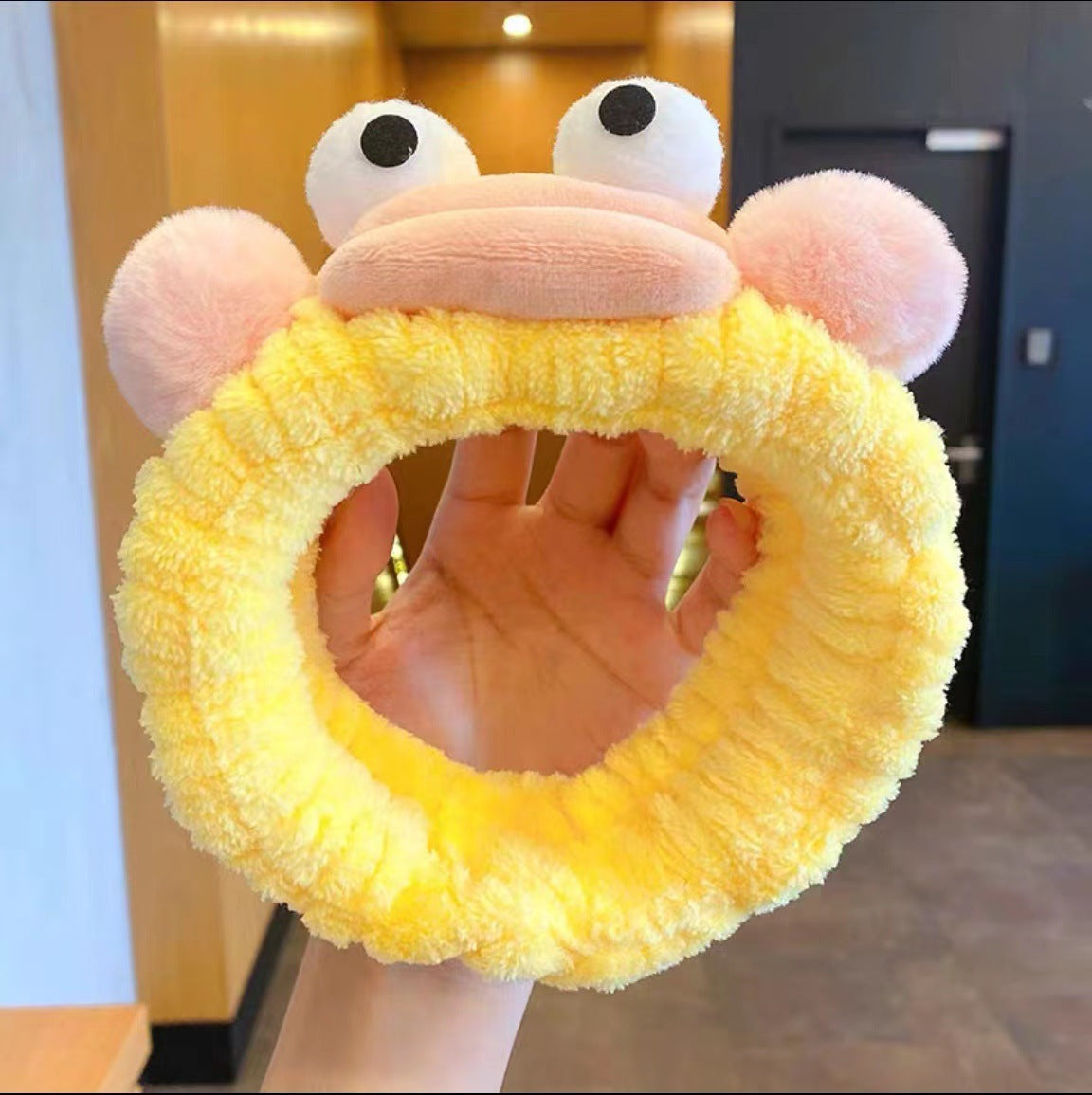 New cartoon hair band, special for face washing, Internet celebrity female tide mask, wide-sided simple hair band, pressure headband, headband.