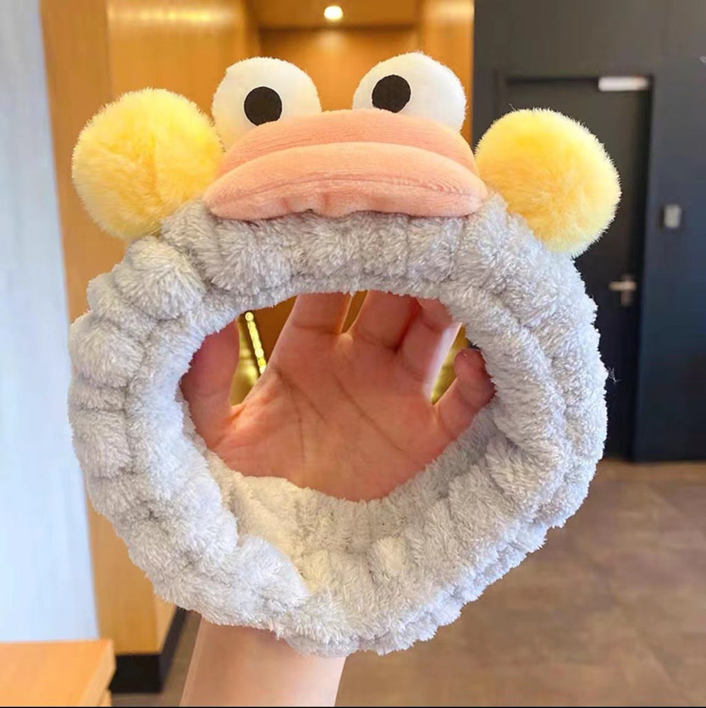 New cartoon hair band, special for face washing, Internet celebrity female tide mask, wide-sided simple hair band, pressure headband, headband.