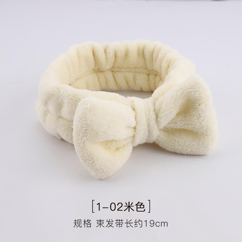 New cartoon hair band, special for face washing, Internet celebrity female tide mask, wide-sided simple hair band, pressure headband, headband.