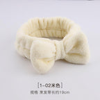 New cartoon hair band, special for face washing, Internet celebrity female tide mask, wide-sided simple hair band, pressure headband, headband.