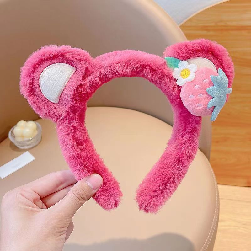 New cartoon hair band, special for face washing, Internet celebrity female tide mask, wide-sided simple hair band, pressure headband, headband.