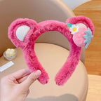 New cartoon hair band, special for face washing, Internet celebrity female tide mask, wide-sided simple hair band, pressure headband, headband.