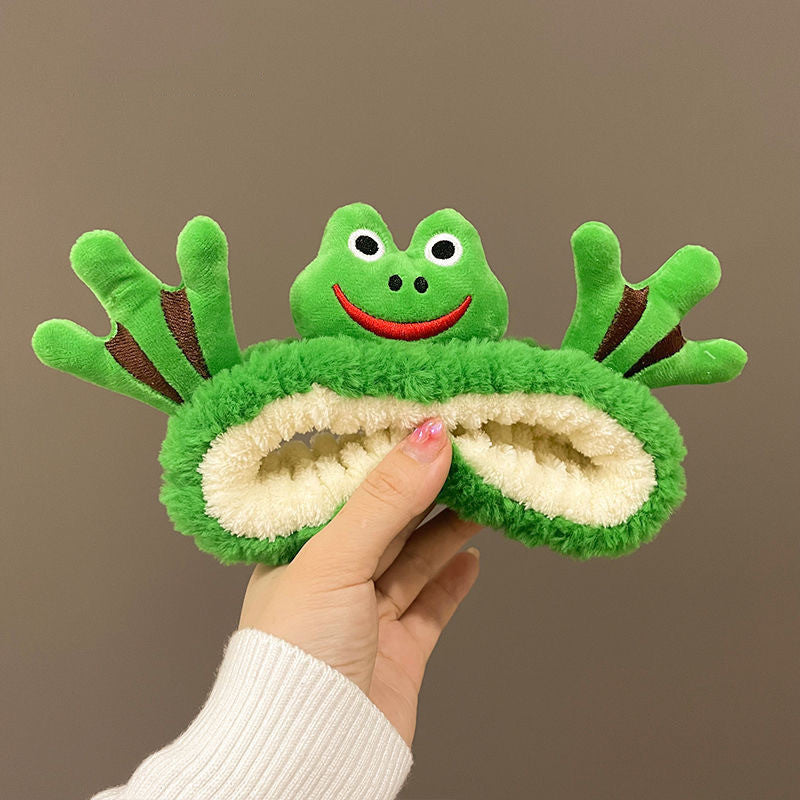 New cartoon hair band, special for face washing, Internet celebrity female tide mask, wide-sided simple hair band, pressure headband, headband.