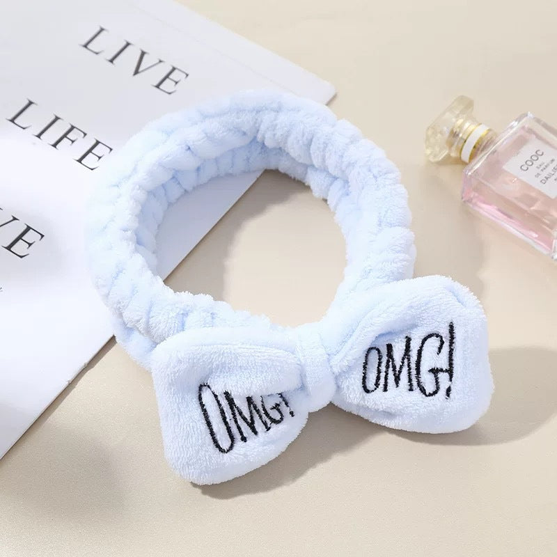 New cartoon hair band, special for face washing, Internet celebrity female tide mask, wide-sided simple hair band, pressure headband, headband.