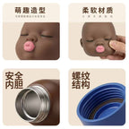 YANIS3 Natasha thermos cup funny 316 stainless steel cartoon cute fun men's and women's portable pocket cup wholesale