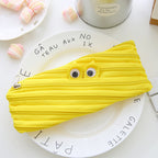 Fun zipper pencil case cute funny creative a zipper stationery bag cute large capacity pencil case storage