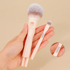 Foreign trade hot-selling new 4-in-1 magnetic suction 4 makeup brushes loose powder eyeshadow brush soft hair beauty tools wholesale
