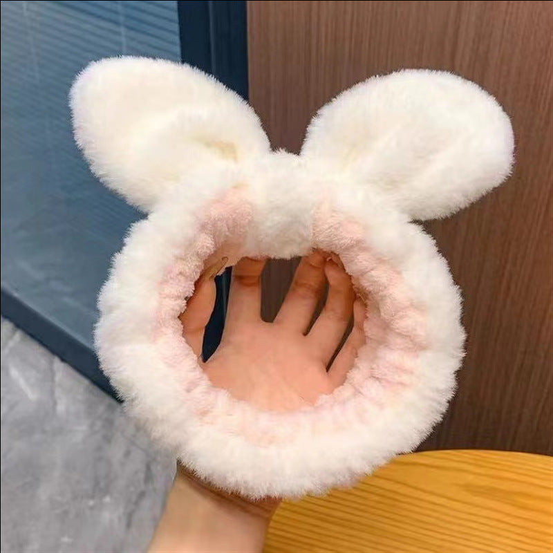 New cartoon hair band, special for face washing, Internet celebrity female tide mask, wide-sided simple hair band, pressure headband, headband.