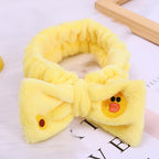 New cartoon hair band, special for face washing, Internet celebrity female tide mask, wide-sided simple hair band, pressure headband, headband.