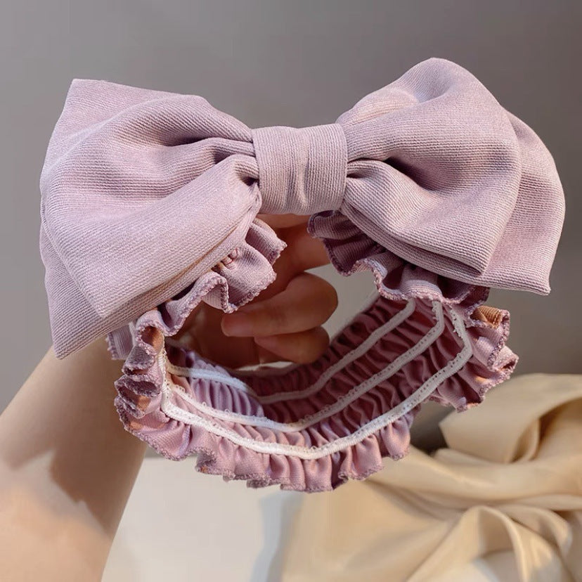 New cartoon hair band, special for face washing, Internet celebrity female tide mask, wide-sided simple hair band, pressure headband, headband.
