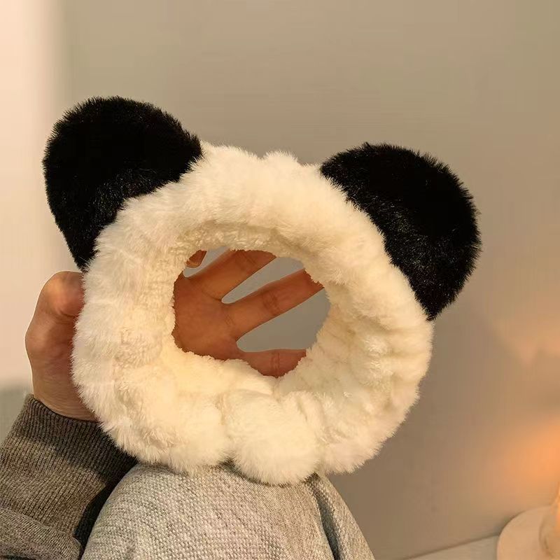 New cartoon hair band, special for face washing, Internet celebrity female tide mask, wide-sided simple hair band, pressure headband, headband.