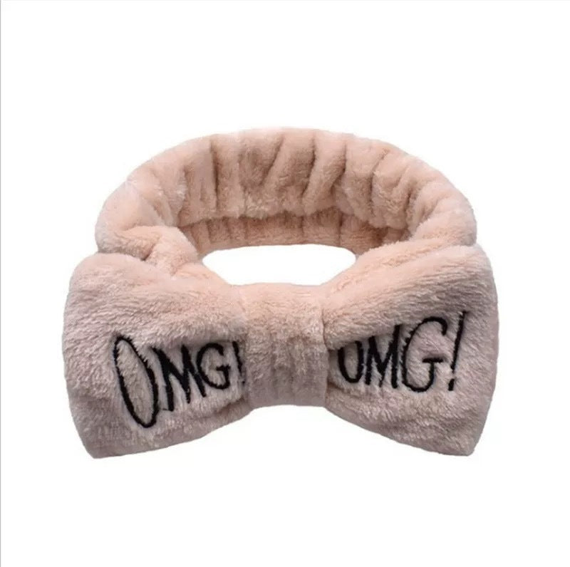New cartoon hair band, special for face washing, Internet celebrity female tide mask, wide-sided simple hair band, pressure headband, headband.