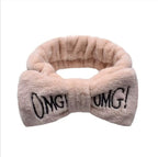 New cartoon hair band, special for face washing, Internet celebrity female tide mask, wide-sided simple hair band, pressure headband, headband.
