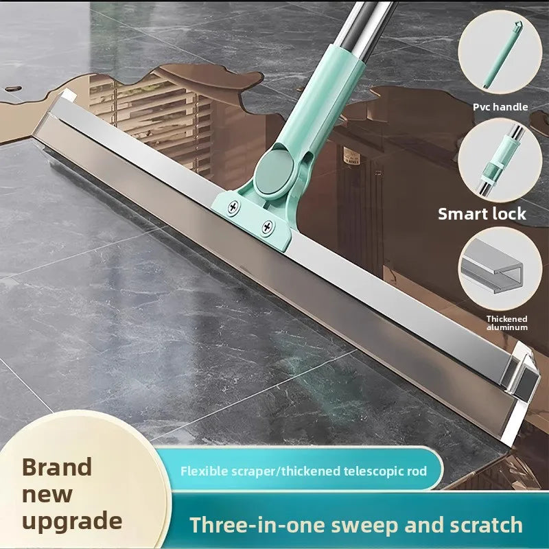 Magic Broom Wiper Mopping Dual-purpose Floor Wiper Silicone Scraper Sweeping Artifact Sweeping Water Sweeping Broom