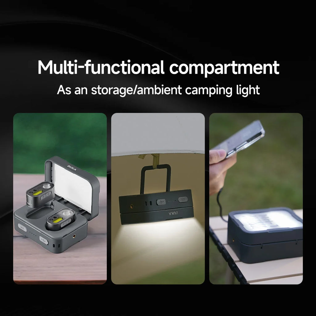 DUKA ATuMan MH1 Multifunctional Headlight Set Outdoor Strong Headlight Portable Camping Light Outdoor Emergency Lighting Tool