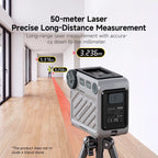 DUKA ATUMAN LT1 3-in-1 Laser Tape Measure Digital Distance Meter Cross Line Laser High Precision Measuring Tool