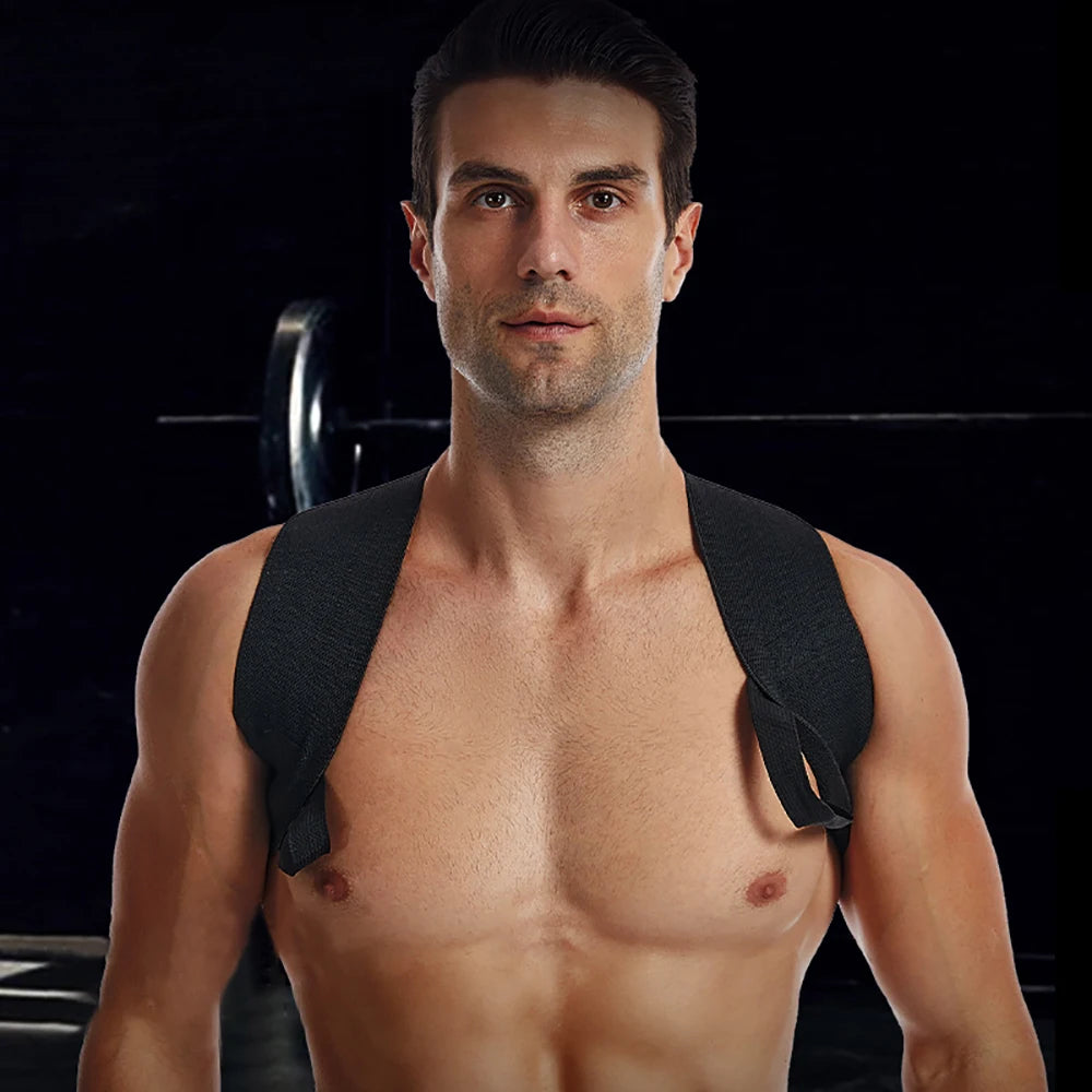 Adjustable Back Shoulder Posture Corrector Belt Clavicle Spine Support Reshape Body Home Office Sport Upper Improve Posture Back Secondary image