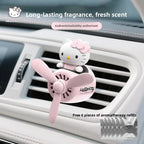 Hello Kitty Car Air Outlet Aromatherapy Car Airplane Fragrance Pendant Cream Air Conditioning Cartoon Decoration Ornament