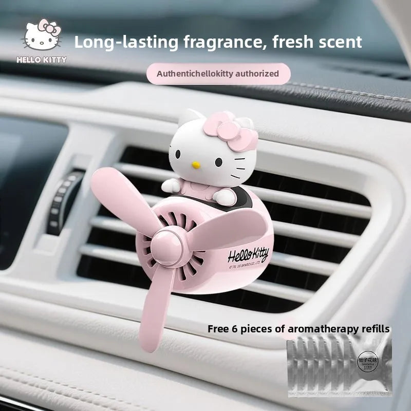 Hello Kitty Car Air Outlet Aromatherapy Car Airplane Fragrance Pendant Cream Air Conditioning Cartoon Decoration Ornament Main image
