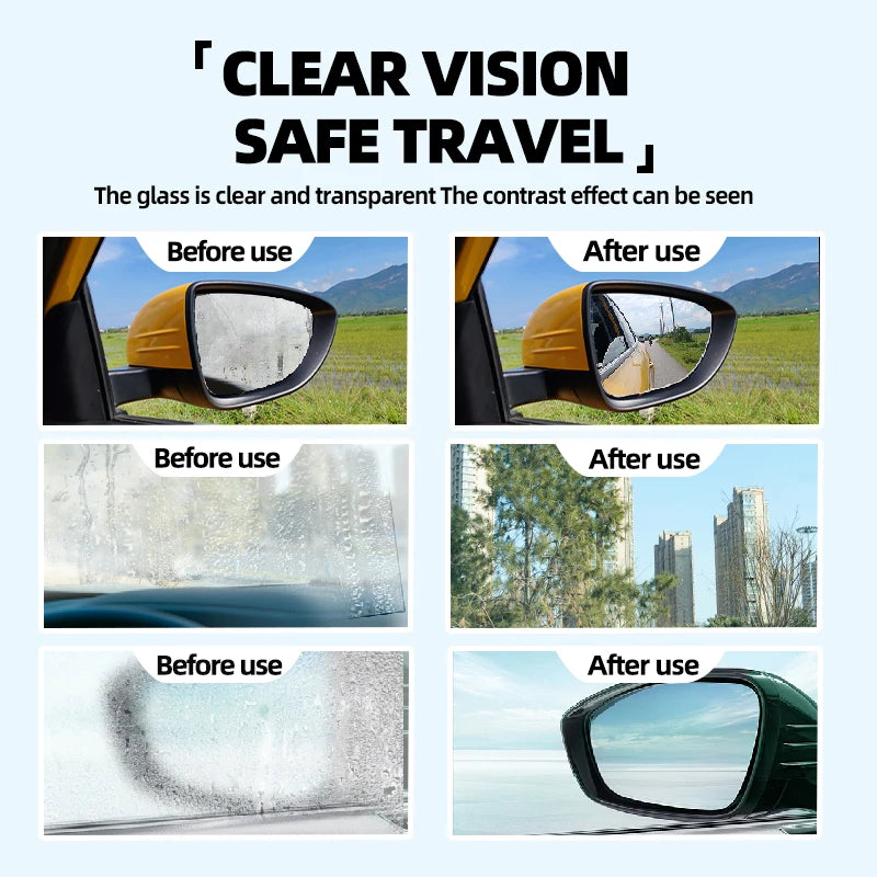 Anti Fog Coating, Car Windshield Anti Fog Spray, Rearview Mirror Glasses Defogging Agent, Water Repellent for Toyota Car