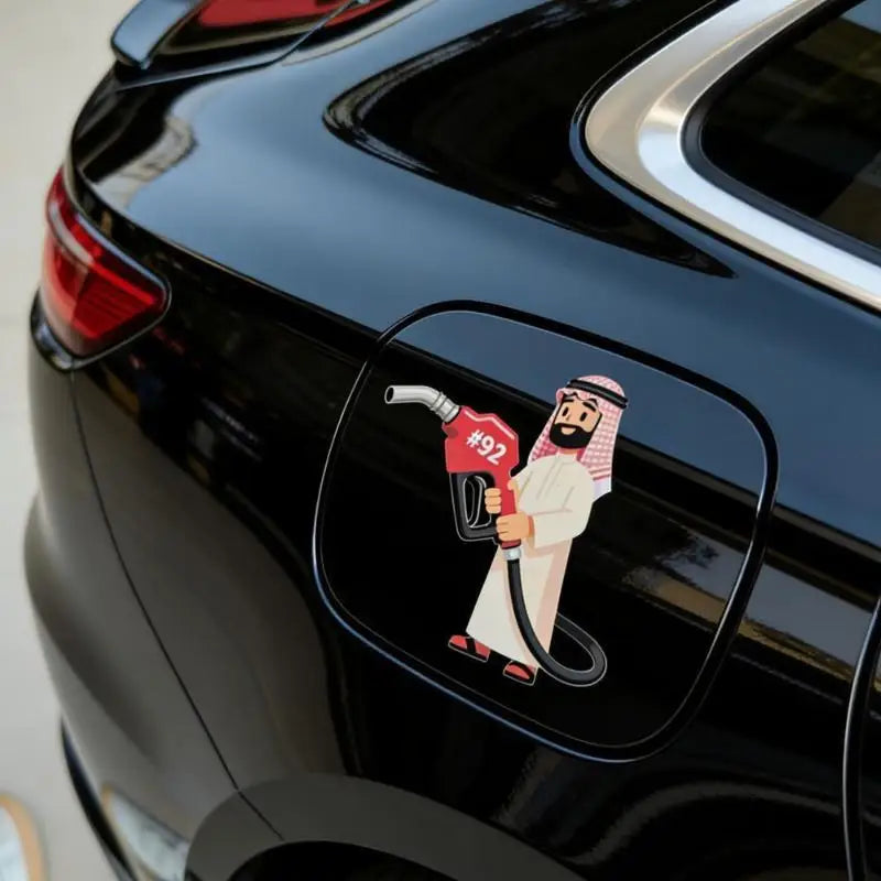 Oil Tank Sticker Sticky Wallpaper Oil Cap Sticker For Tractor Trailer Mirror