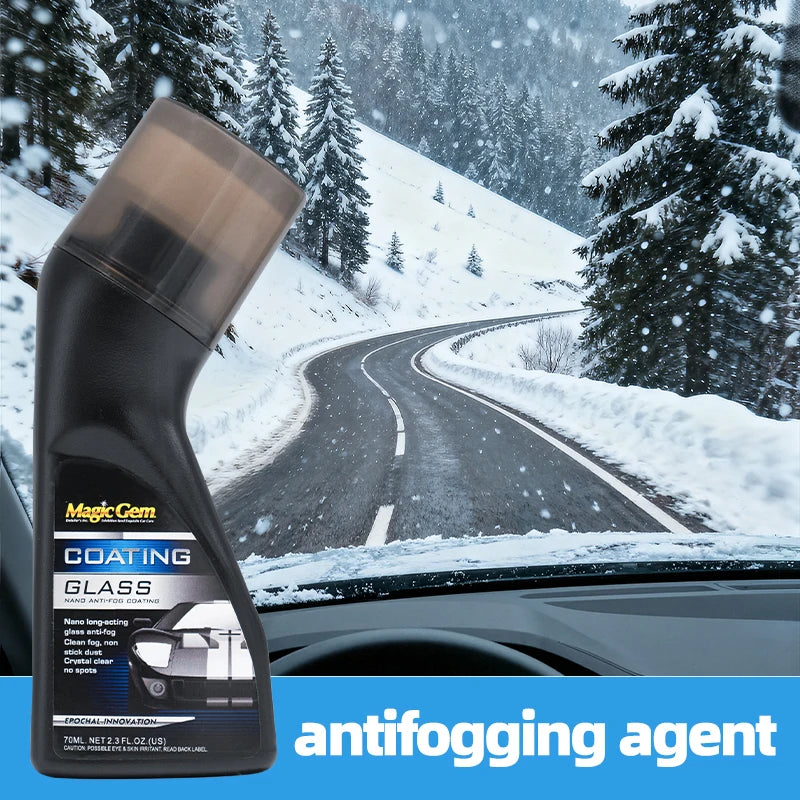 Anti Fog Coating, Car Windshield Anti Fog Spray, Rearview Mirror Glasses Defogging Agent, Water Repellent for Toyota Car Secondary image