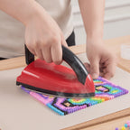 Constant Temperature Design Electric Dry Iron Golden Bottom Plate Smooth and Wear-resistant Travel Flat Iron Compact Handheld