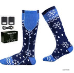 New Heated Socks Rechargeable 6000mah Electric Heated Skiing Socks Snowboarding Outdoor Sports Foot Warmer Winter Thermal Socks