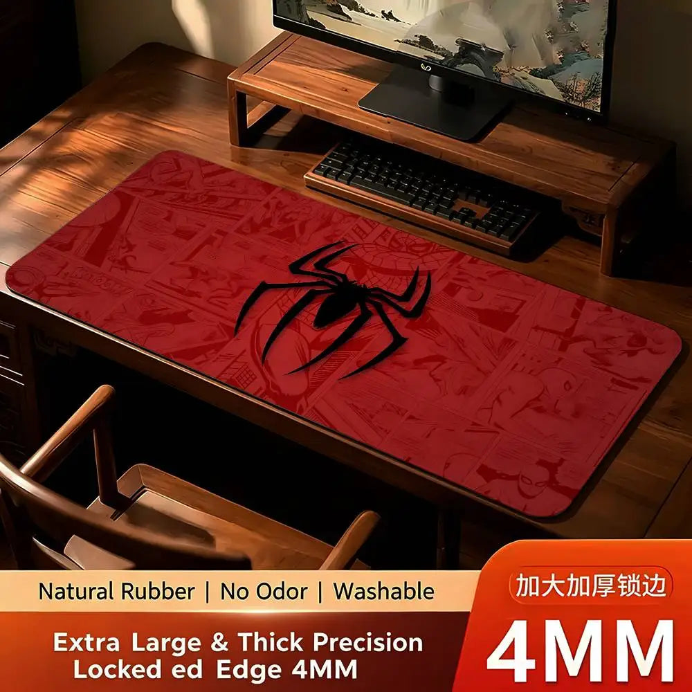 Cool-Spider-Man Mouse Pad Computer Mat Deskpad Laptop Keyboard Mat Office Large Landscape Mousepad