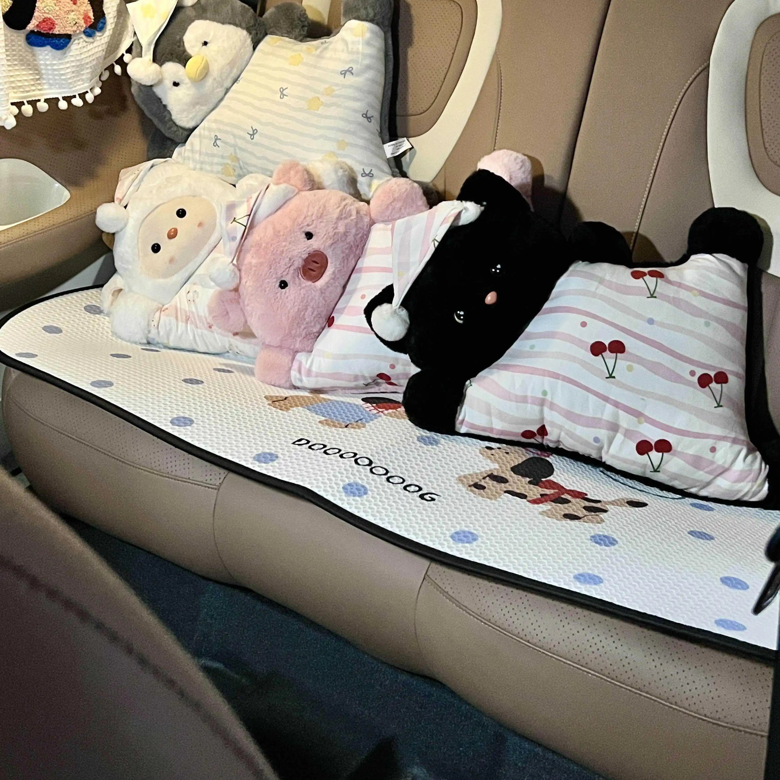 Cute Car-Use Penguin And Sheep Doll Pillow Pair Creative Gift for Girls Car Rear  Cushion Soft PP Cotton Filled Cartoon S... Secondary image