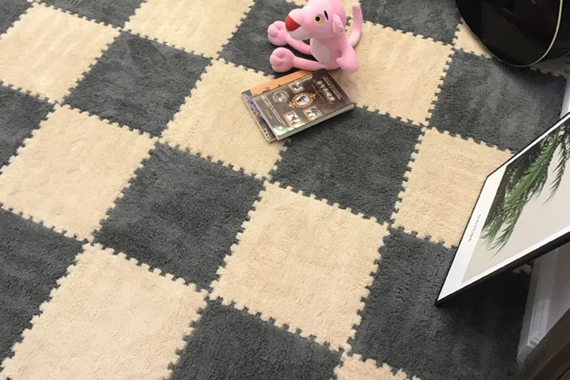 10/20PCS Soft Plush Children's Mat Baby Play Mat Baby Toys Eva Foam Puzzle Carpet In Children's Room Keep Warm Playmat 30*30*1CM