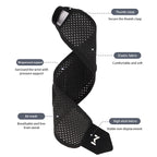 1/2PCS  Breathable Mesh Wrist Support Wrap, Compression Sleeve for Joint Pain, Sprain Protection and Chronic Overuse Injuries