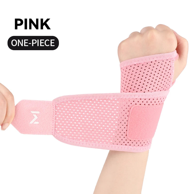 1/2PCS  Breathable Mesh Wrist Support Wrap, Compression Sleeve for Joint Pain, Sprain Protection and Chronic Overuse Injuries