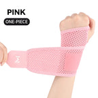 1/2PCS  Breathable Mesh Wrist Support Wrap, Compression Sleeve for Joint Pain, Sprain Protection and Chronic Overuse Injuries