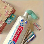 Squeeze the Fun,Toothpaste Tube Pencil Pouch for Creative Smiles,Paste & Play, Cute Collapsible Pen Tube for School Buddies