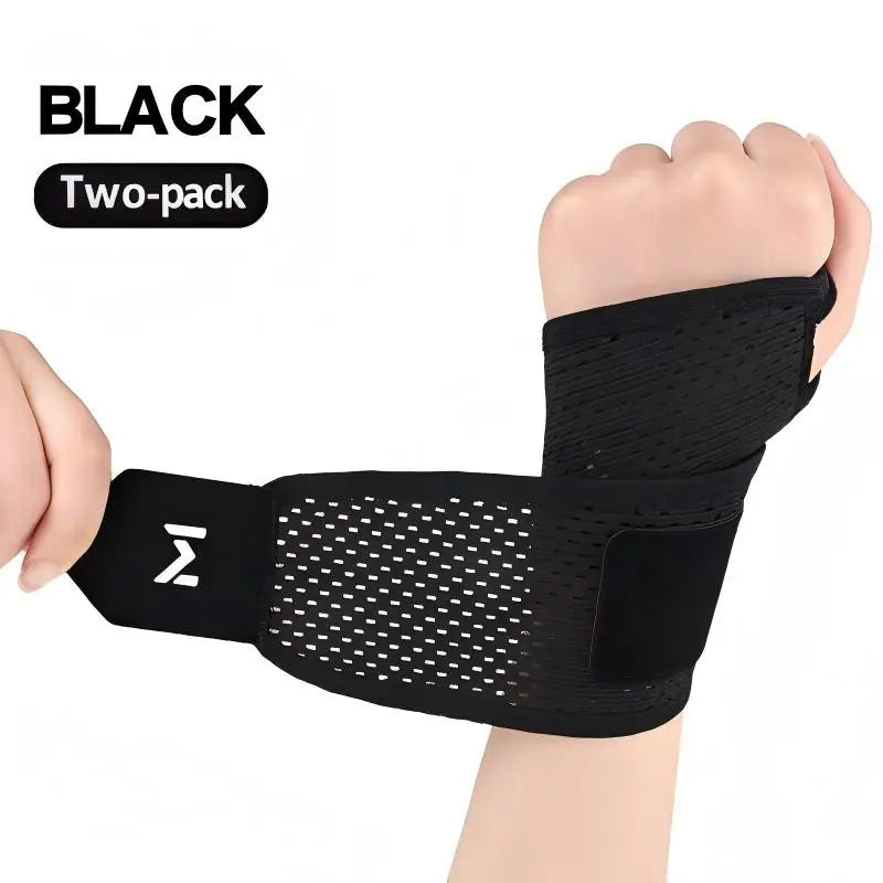 1/2PCS  Breathable Mesh Wrist Support Wrap, Compression Sleeve for Joint Pain, Sprain Protection and Chronic Overuse Injuries