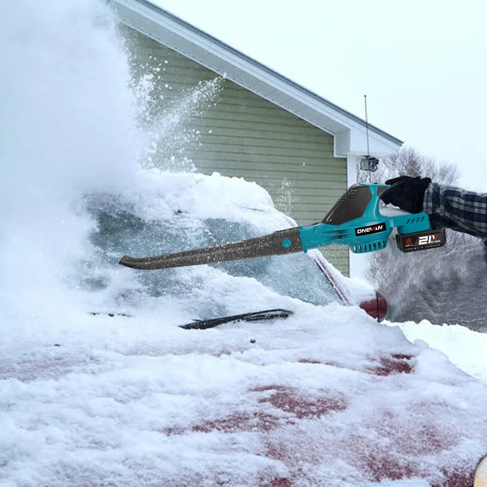 ONEVAN 5500W Brushless Electric Air Blower Cordless Leaf Dust Snow Blowing Clean High Power Tool For Makita 18V Battery Pin Main image