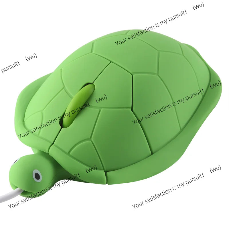 FOR Green Turtle 2.4G Wired/wireless Mouse Mute Button 1600DPI Auto Sleep Mini Office Mouse Suitable for Computers Laptops