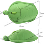 FOR Green Turtle 2.4G Wired/wireless Mouse Mute Button 1600DPI Auto Sleep Mini Office Mouse Suitable for Computers Laptops