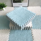 10/20PCS Soft Plush Children's Mat Baby Play Mat Baby Toys Eva Foam Puzzle Carpet In Children's Room Keep Warm Playmat 30*30*1CM