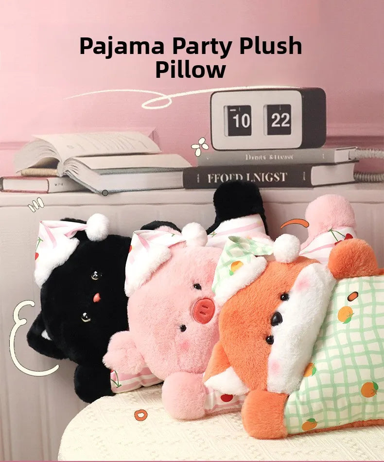 Cute Car-Use Penguin And Sheep Doll Pillow Pair Creative Gift for Girls Car Rear  Cushion Soft PP Cotton Filled Cartoon S...