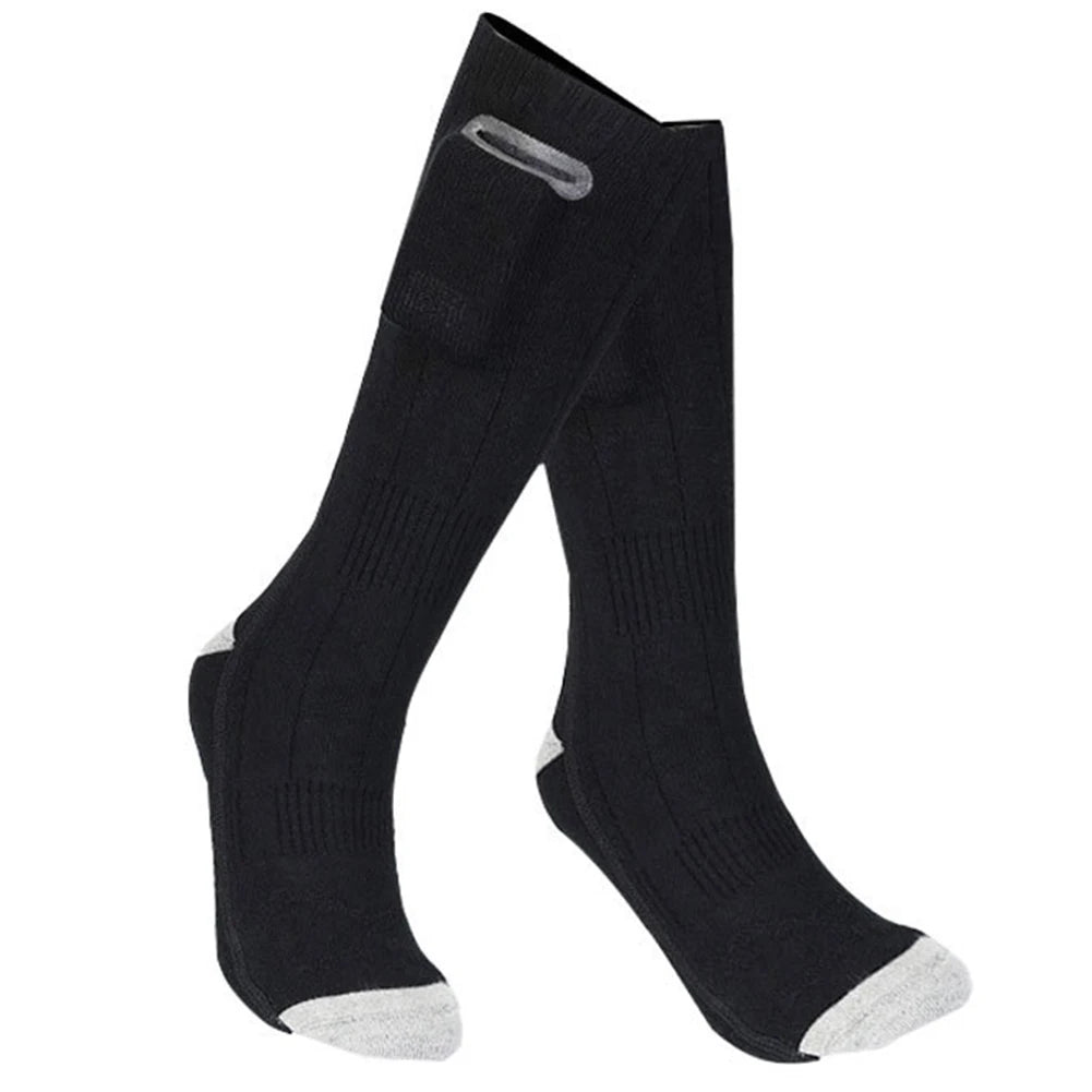 Winter Heated Socks Men's Women's Heating Foot Warmer Electric Socks Warm Sock 4000mAh Battery Thermal socks Cycling Ski