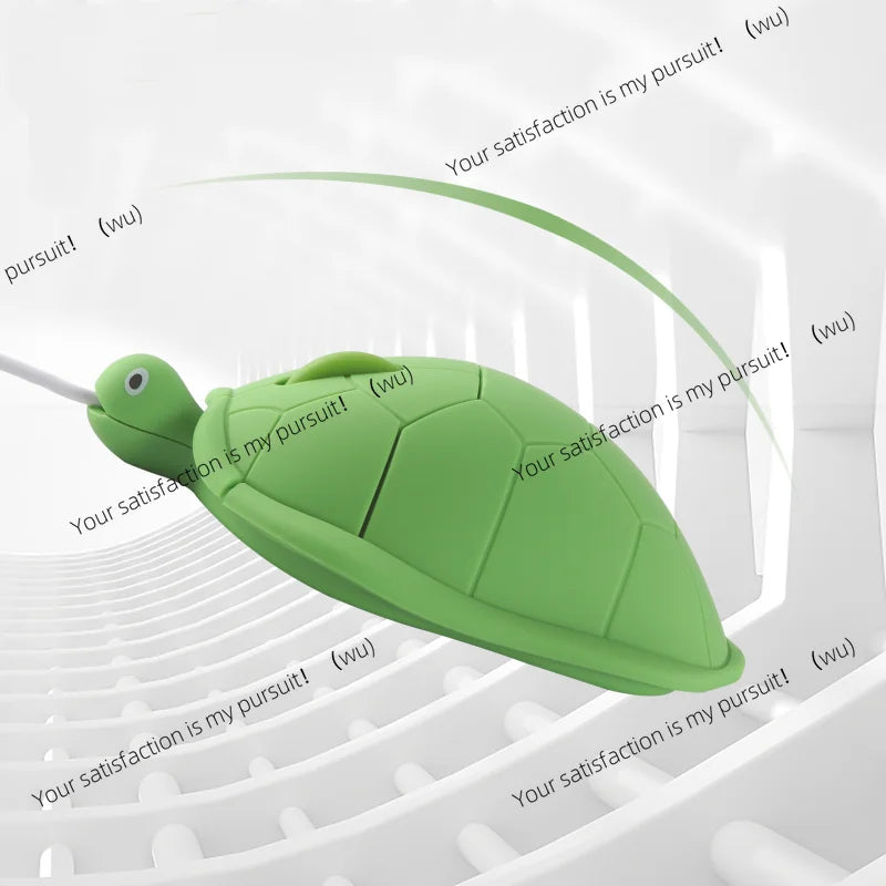 FOR Green Turtle 2.4G Wired/wireless Mouse Mute Button 1600DPI Auto Sleep Mini Office Mouse Suitable for Computers Laptops