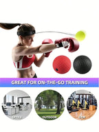 Adjustable Head Mounted Boxing Reflex Speed Ball Set MMA  Training Punch  Equipment Improve Hand Eye Coordination Reaction Focus