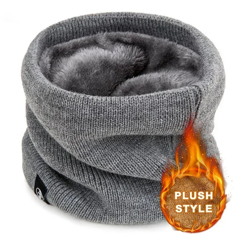 Fleece Neck Gaiter Windproof Warm Face Scarf for Men Women Winter Balaclava Tube Scarf Cold Weather Outdoor Ski Mask Hood