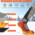 New Heated Socks Rechargeable 6000mah Electric Heated Skiing Socks Snowboarding Outdoor Sports Foot Warmer Winter Thermal Socks
