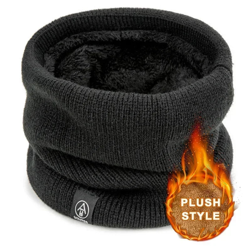 Fleece Neck Gaiter Windproof Warm Face Scarf for Men Women Winter Balaclava Tube Scarf Cold Weather Outdoor Ski Mask Hood