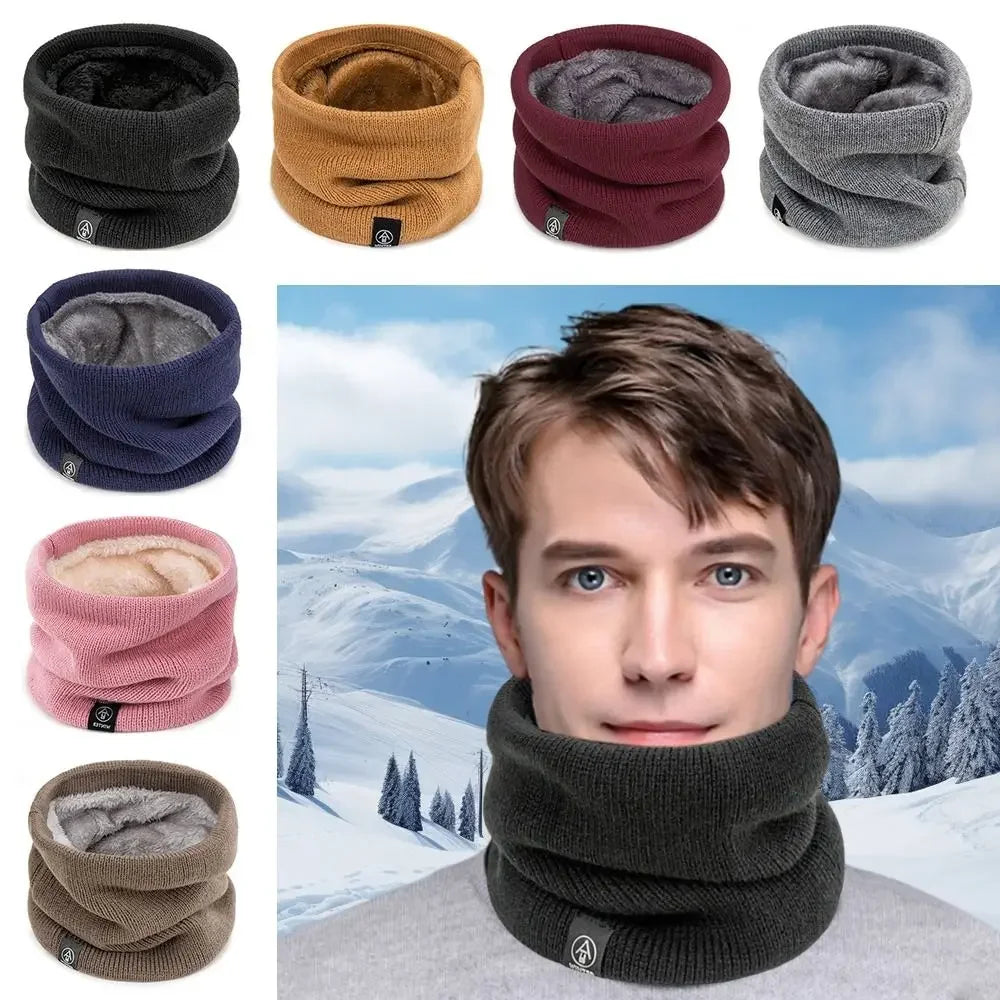 Fleece Neck Gaiter Windproof Warm Face Scarf for Men Women Winter Balaclava Tube Scarf Cold Weather Outdoor Ski Mask Hood Main image